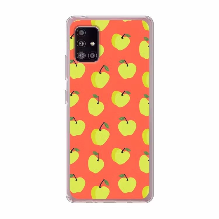 Appels - Modern - Groen Telefoonhoesje Samsung Galaxy A51 5G klein 373 -3d