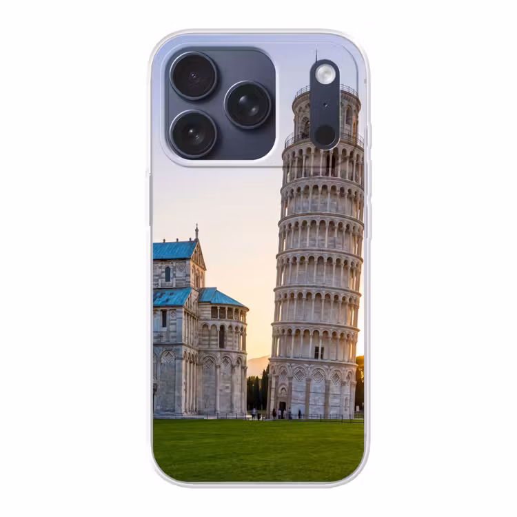 Architectuur - Toren - Pisa - Italië - Zonsondergang Telefoonhoesje iPhone 17 Pro klein -3d