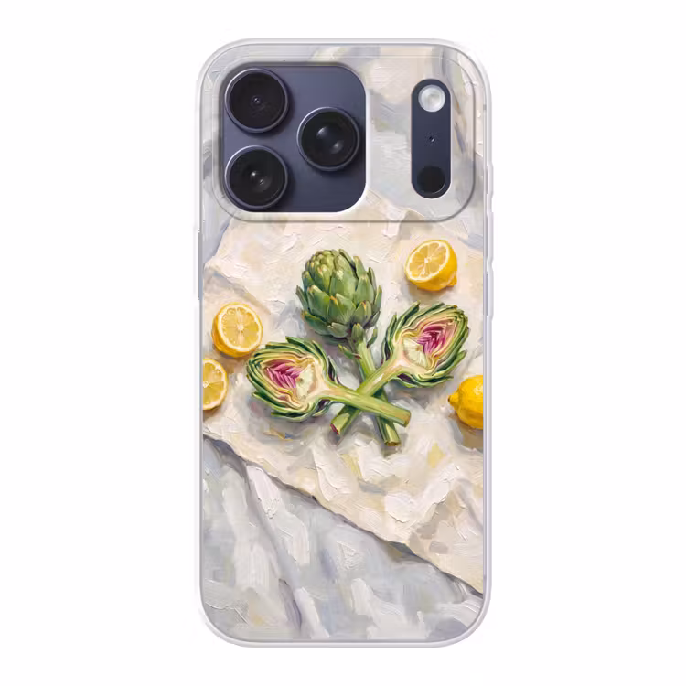 Telefoonhoesje - Artisjok - Citroen - Eten - Artisjok - Citroen - Eten Telefoonhoesje iPhone 17 Pro klein