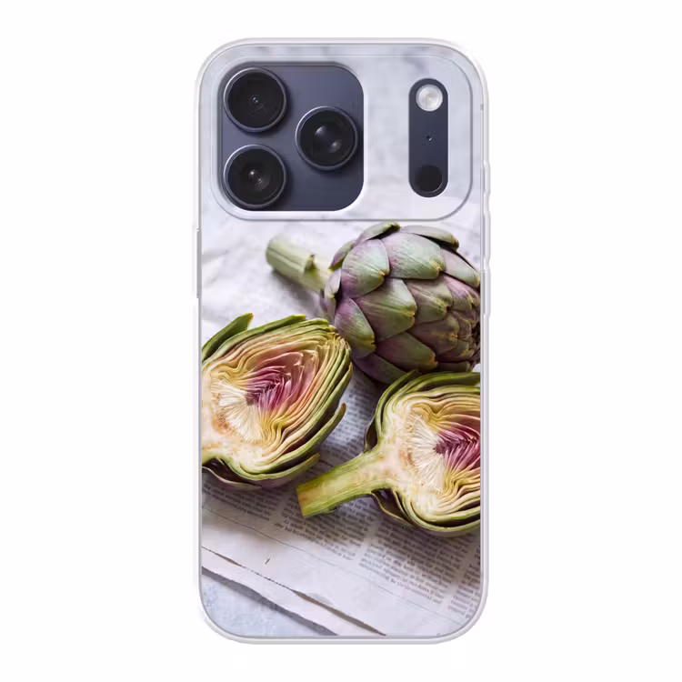 Telefoonhoesje - Artisjok - Doorgesneden - Eten - Artisjok - Doorgesneden - Eten Telefoonhoesje iPhone 17 Pro klein
