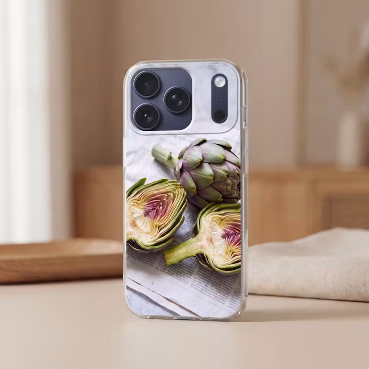 Telefoonhoesje - Artisjok - Doorgesneden - Eten - Artisjok - Doorgesneden - Eten Telefoonhoesje iPhone 17 Pro klein