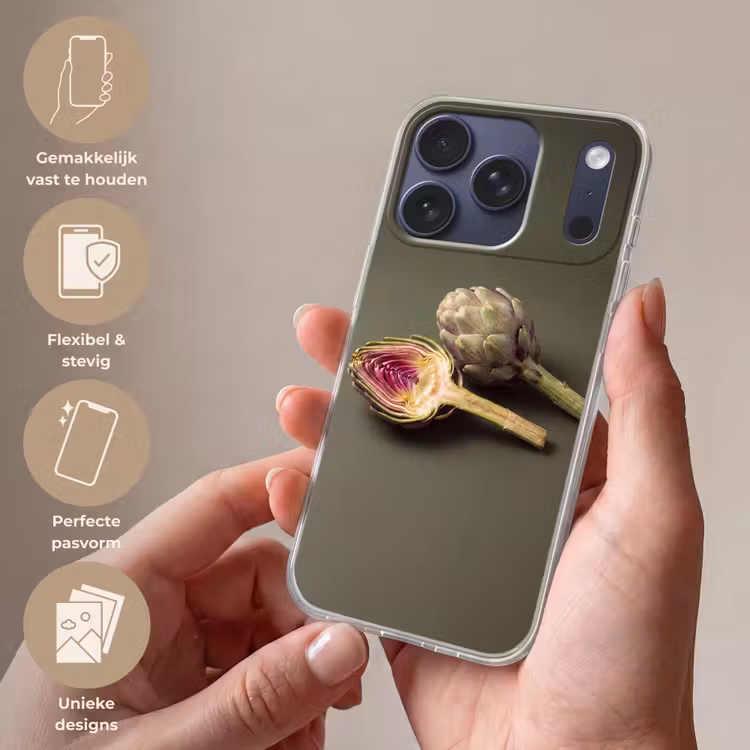 Telefoonhoesje - Artisjok - Paars - Voedsel - Artisjok - Paars - Voedsel Telefoonhoesje iPhone 17 Pro klein