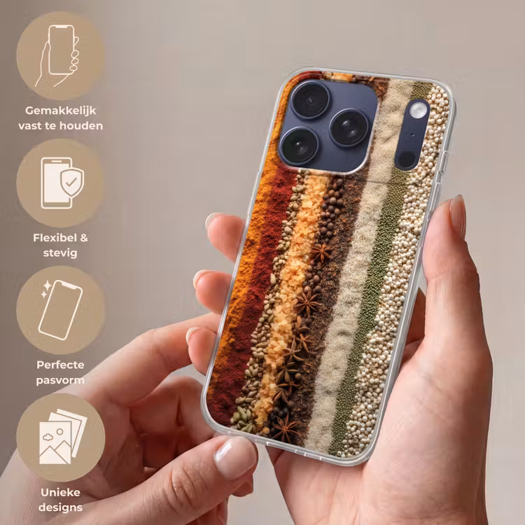 Banen - Verticaal - Kruiden - Variatie Telefoonhoesje iPhone 17 Pro klein -sfeer3_NL