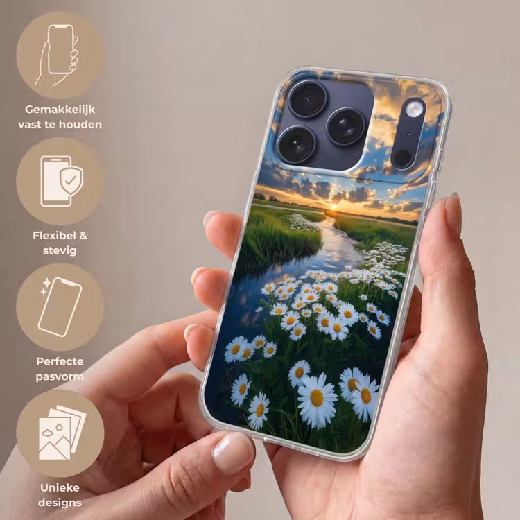 Beekje - Landschap - Margriet Telefoonhoesje iPhone 17 Pro klein -sfeer3_NL