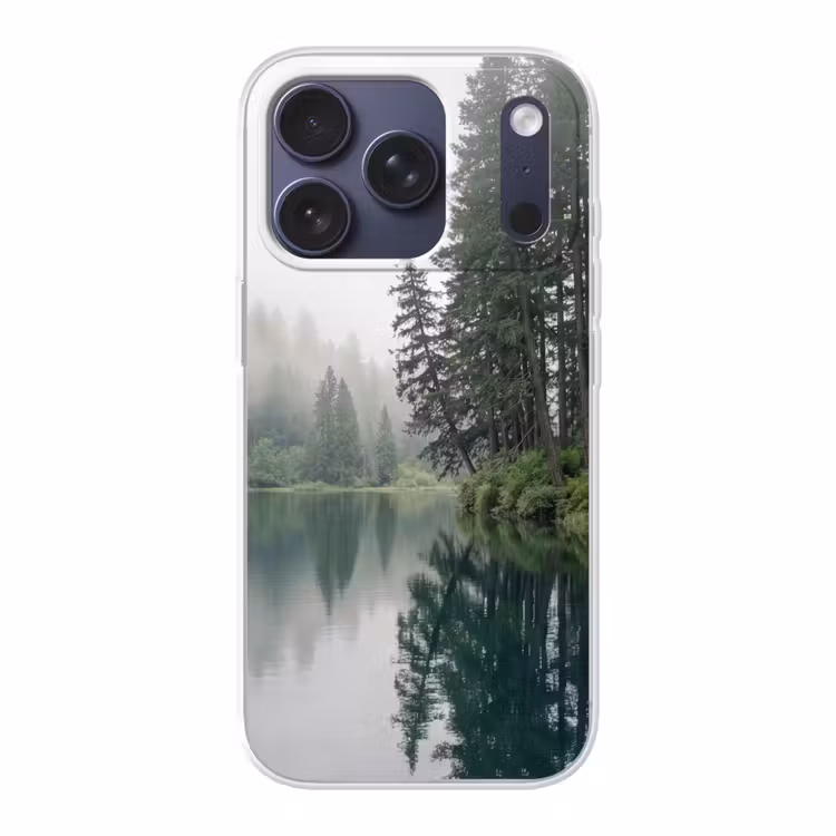 Bergen - Meer - Bos Telefoonhoesje iPhone 17 Pro klein -3d