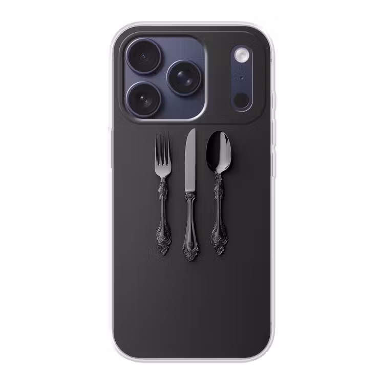 Bestek - Zwart Telefoonhoesje iPhone 17 Pro klein -3d