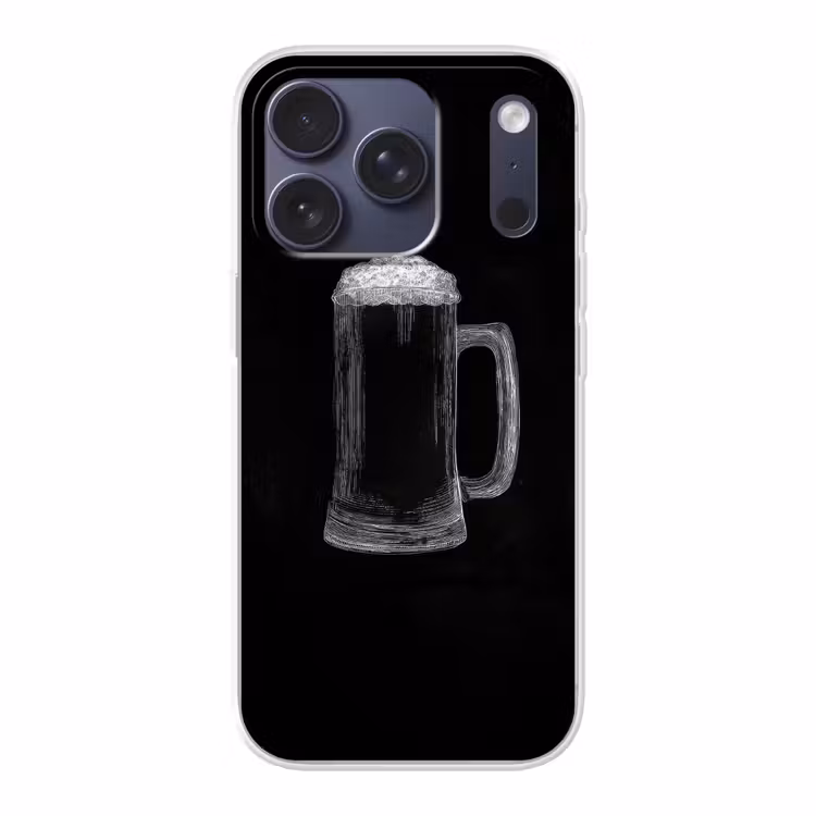 Bierpul - Schuim - Krijttekening Telefoonhoesje iPhone 17 Pro klein -3d