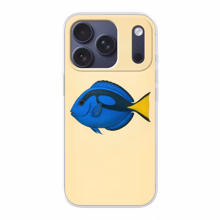 Blauw - Dory - Vis - Staartvin Telefoonhoesje iPhone 17 Pro klein -3d