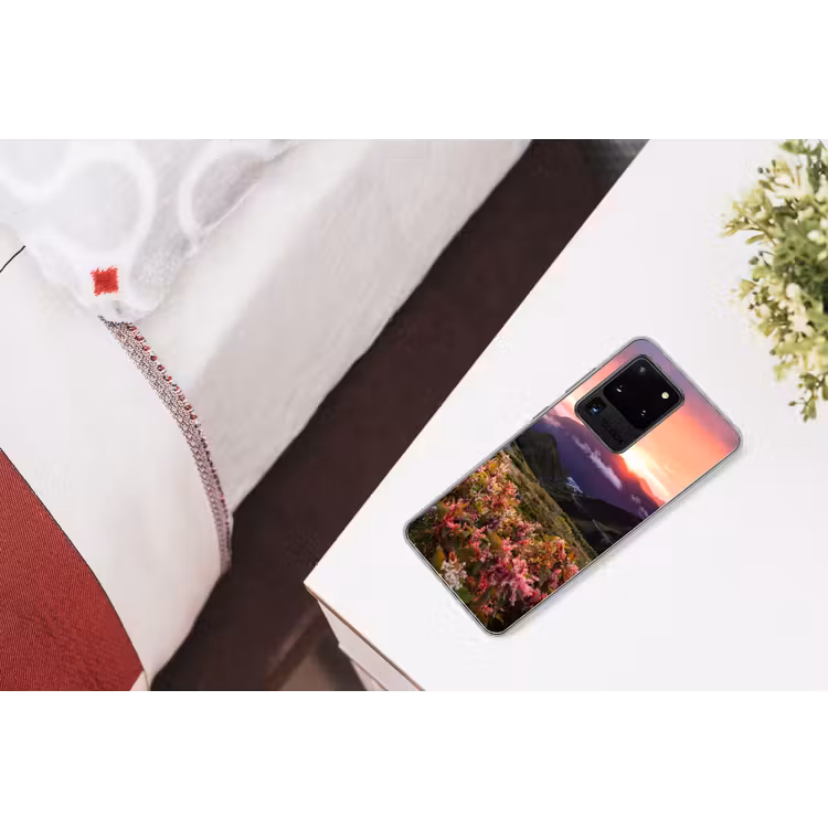 Bergen - Kleuren - Bloemen Telefoonhoesje Samsung Galaxy S20 Ultra klein -kamerS20Ultra