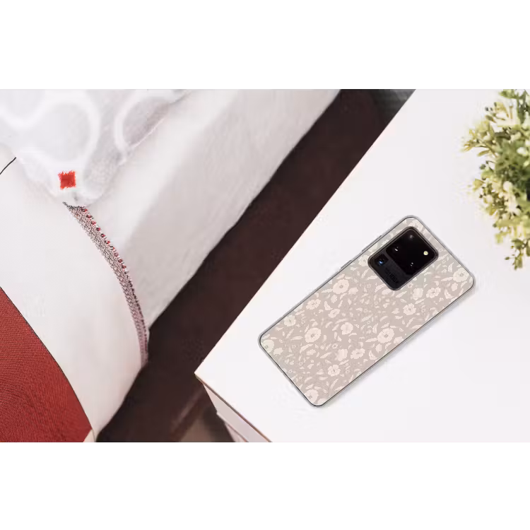 Bloemen - Blaadjes - Patroon Telefoonhoesje Samsung Galaxy S20 Ultra klein 358 -kamerS20Ultra