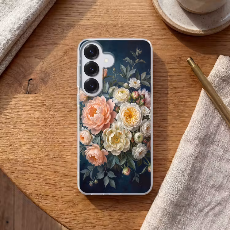 Bloemen - Boeket - Natuur - Klassiek - Kleurrijk Telefoonhoesje Samsung Galaxy S26 klein -sfeer1