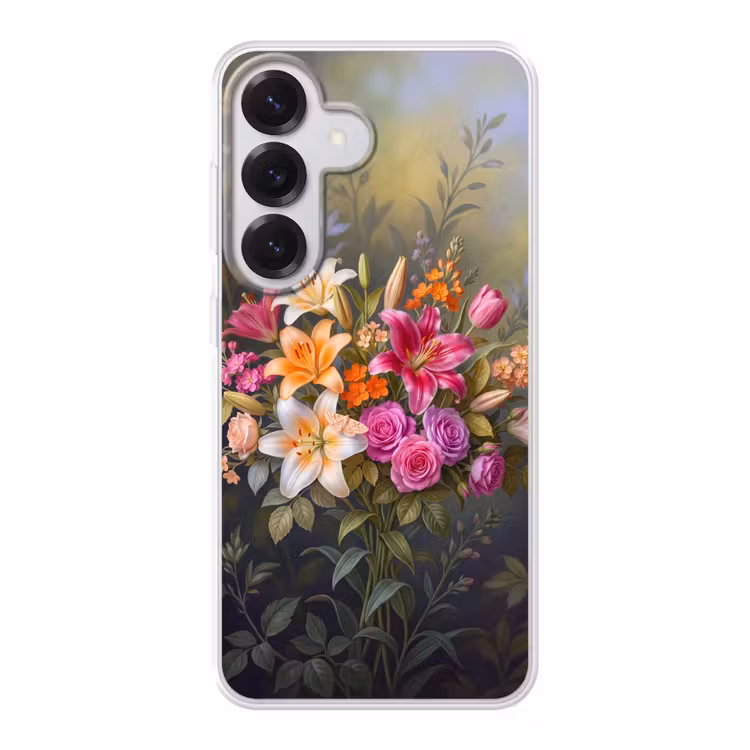 Bloemen - Boeket - Natuur - Kleurrijk - Modern Telefoonhoesje Samsung Galaxy S26 klein -3d