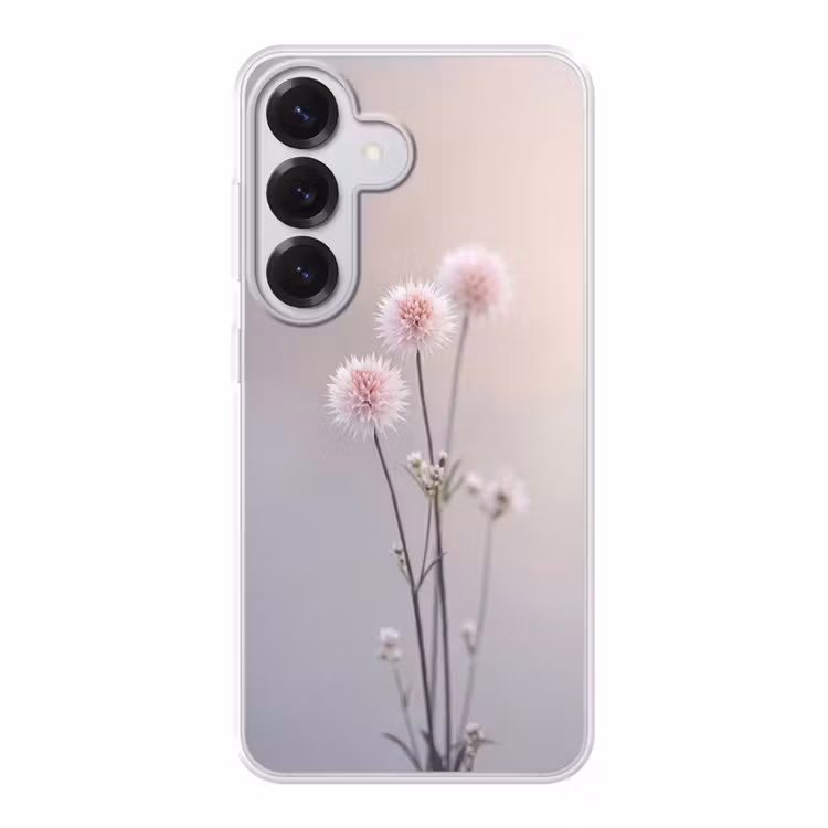 Bloemen - Bollen - Roze Telefoonhoesje Samsung Galaxy S26 klein -3d