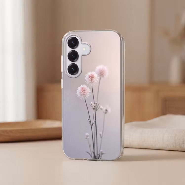 Bloemen - Bollen - Roze Telefoonhoesje Samsung Galaxy S26 klein -sfeer2