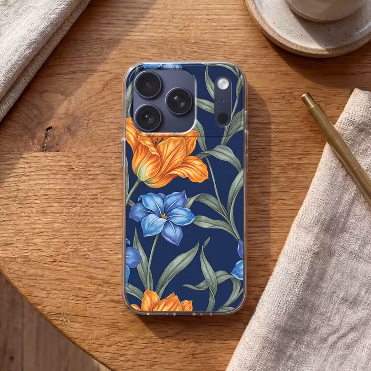 Telefoonhoesje - Bloemen - Botanisch - Patroon - Bloemen - Botanisch - Patroon Telefoonhoesje iPhone 17 Pro klein