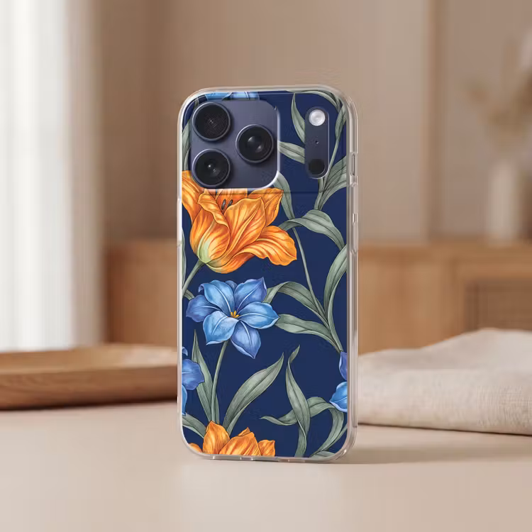 Telefoonhoesje - Bloemen - Botanisch - Patroon - Bloemen - Botanisch - Patroon Telefoonhoesje iPhone 17 Pro klein