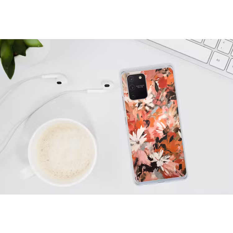 Bloemen - Kunst - Abstract - Verf Telefoonhoesje Samsung Galaxy S10 Lite klein -oordopS10Lite