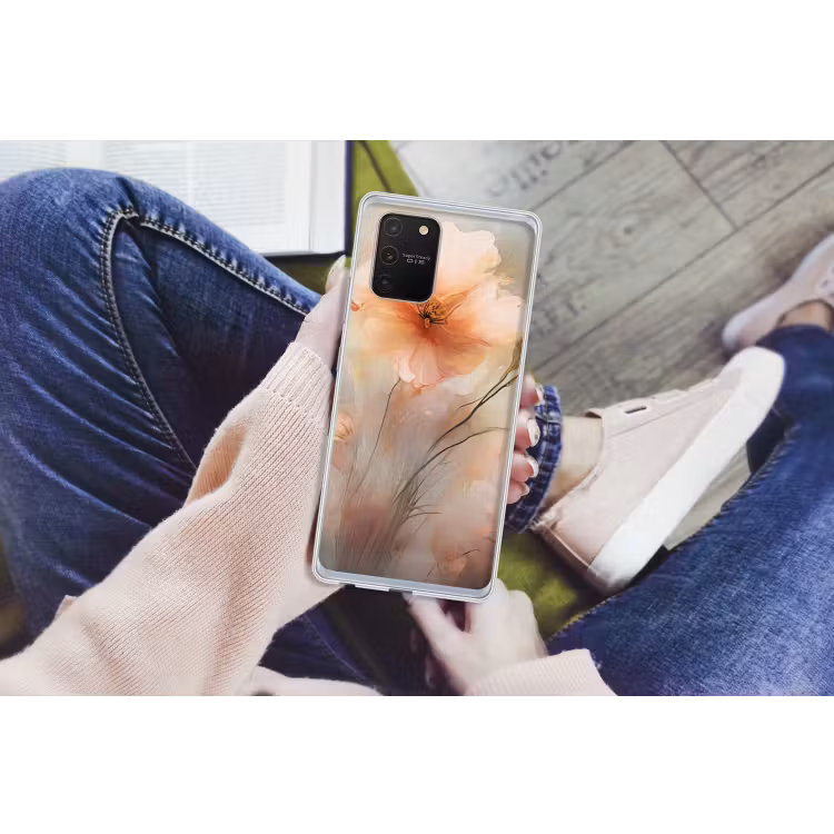 Bloemen - Pastel - Kunst - Klaprozen - Watercolor Telefoonhoesje Samsung Galaxy S10 Lite klein -handS10Lite