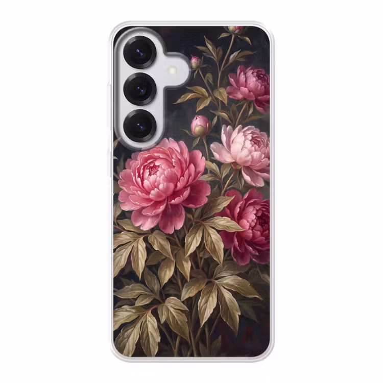 Bloemen - Roze - Klassiek - Natuur Telefoonhoesje Samsung Galaxy S26 klein -3d