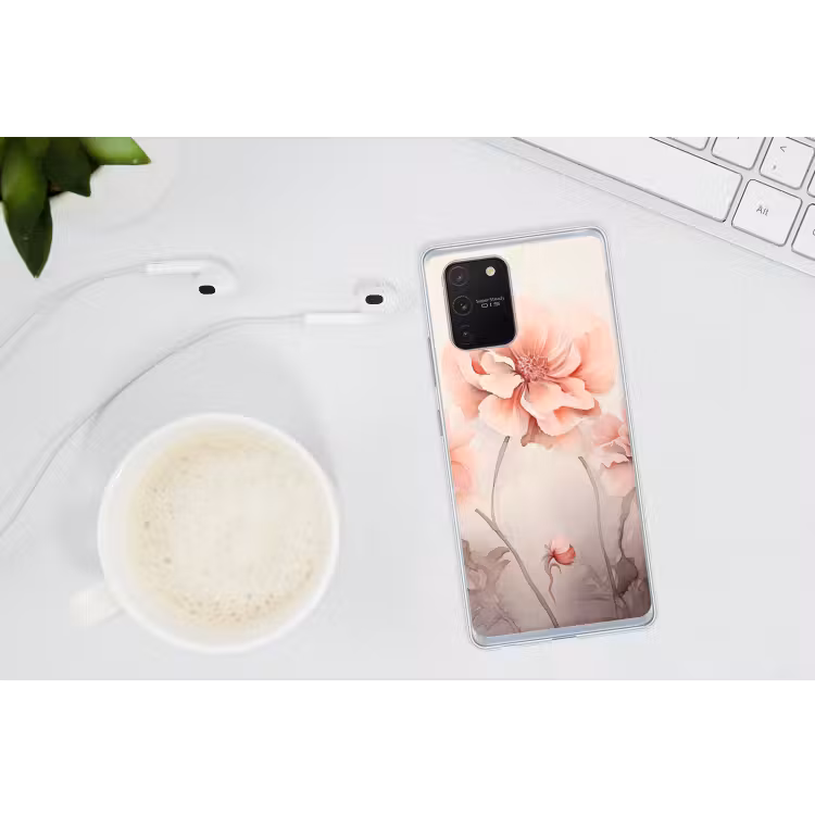 Bloemen - Roze - Kunst - Abstract - Aquarel Telefoonhoesje Samsung Galaxy S10 Lite klein -oordopS10Lite
