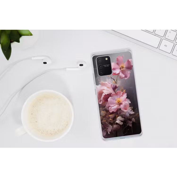 Bloemen - Roze - Stilleven - Kunst Telefoonhoesje Samsung Galaxy S10 Lite klein -oordopS10Lite