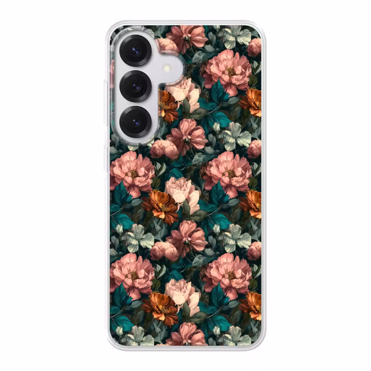 Bloemen - Schilderachtig - Patroon - Roze Telefoonhoesje Samsung Galaxy S26 klein 975 -3d