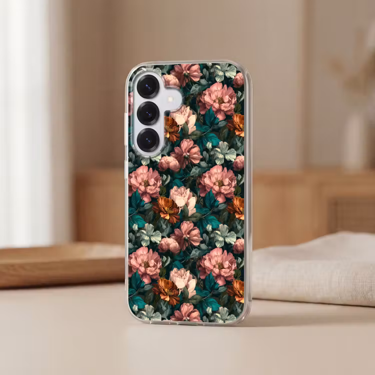 Bloemen - Schilderachtig - Patroon - Roze Telefoonhoesje Samsung Galaxy S26 klein 975 -sfeer2