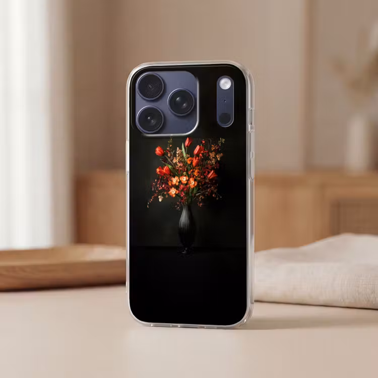 Bloemen - Takken - Boeket Telefoonhoesje iPhone 17 Pro klein -sfeer2