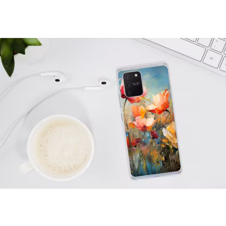 Bloemen - Watercolor - Kunst - Botanisch - Natuur Telefoonhoesje Samsung Galaxy S10 Lite klein -oordopS10Lite