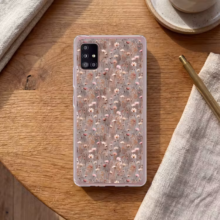 Bloemen - Wild - Pastel Telefoonhoesje Samsung Galaxy A51 5G klein 373 -sfeer1