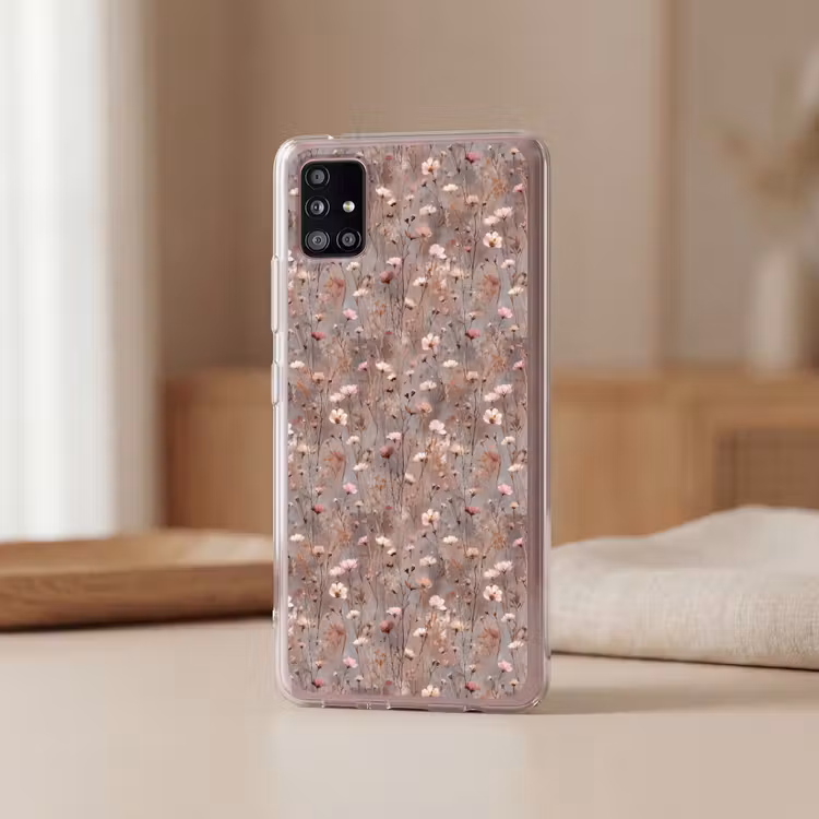 Bloemen - Wild - Pastel Telefoonhoesje Samsung Galaxy A51 5G klein 373 -sfeer2