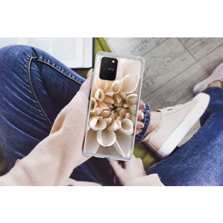 Bloemen - Wit - Natuur Telefoonhoesje Samsung Galaxy S10 Lite klein -handS10Lite