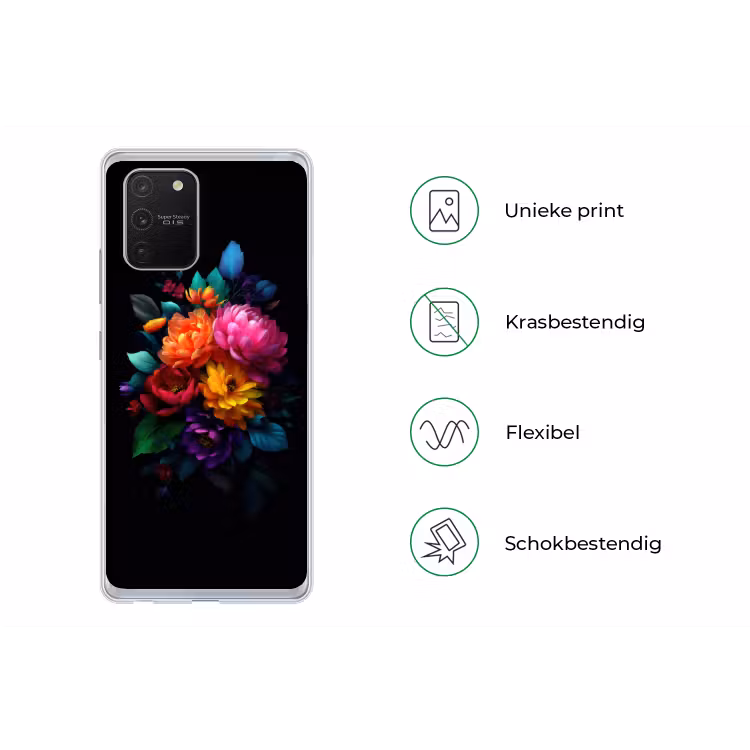Boeket - Bloemen - Kleur Telefoonhoesje Samsung Galaxy S10 Lite klein -specsS10Lite
