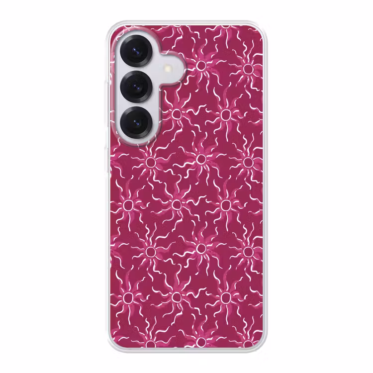 Bohemian - Zon - Magenta Telefoonhoesje Samsung Galaxy S26 klein 975 -3d