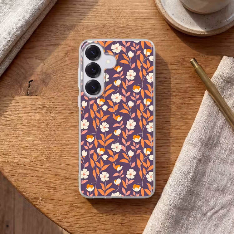 Boho - Vintage - Paars Telefoonhoesje Samsung Galaxy S26 klein 975 -sfeer1