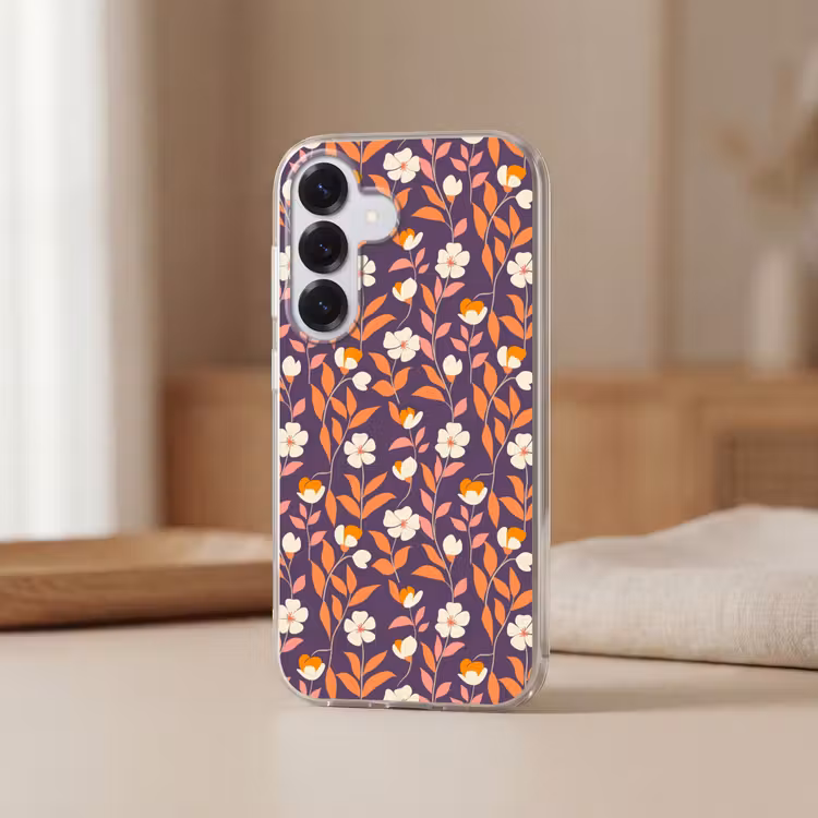 Boho - Vintage - Paars Telefoonhoesje Samsung Galaxy S26 klein 975 -sfeer2