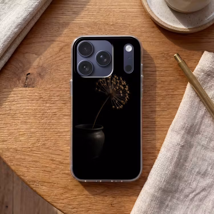 Bol - Gedroogd - Vaas - Zwart Telefoonhoesje iPhone 17 Pro klein -sfeer1