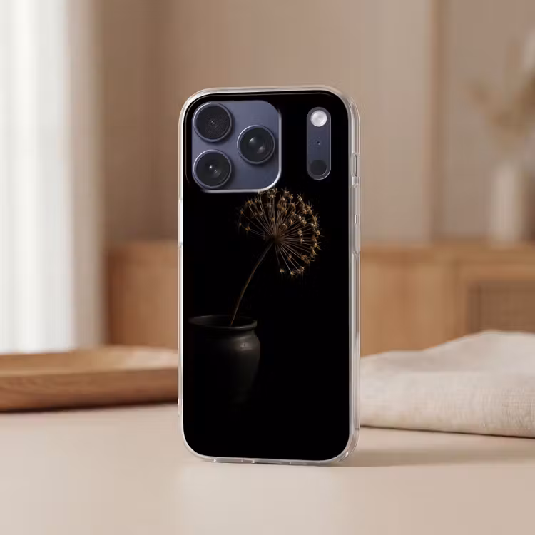 Bol - Gedroogd - Vaas - Zwart Telefoonhoesje iPhone 17 Pro klein -sfeer2