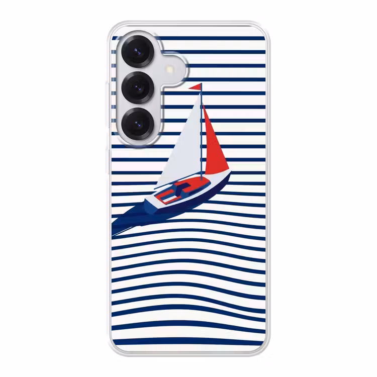 Boot - Water - Abstract - Blauw Telefoonhoesje Samsung Galaxy S26 klein -3d