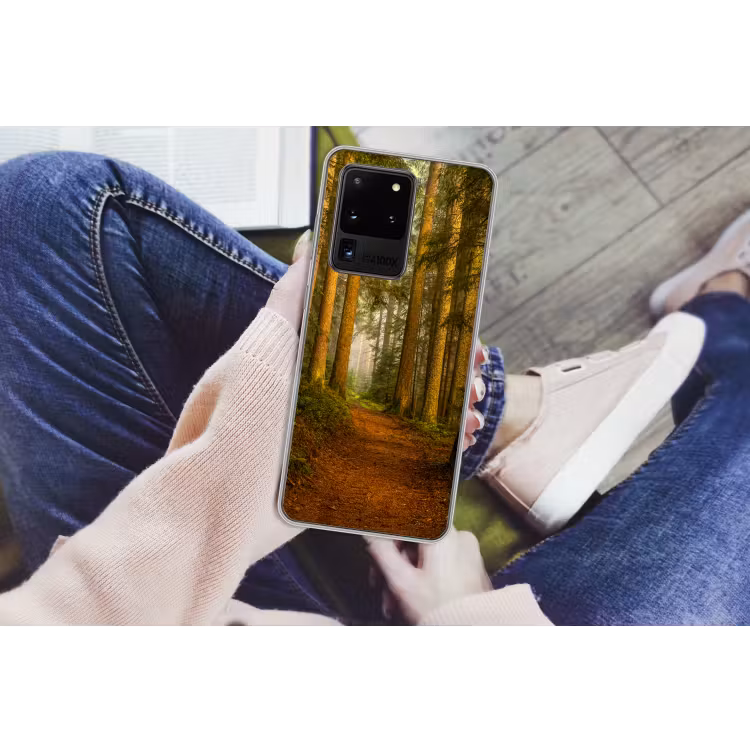 Bos - Natuur - Bomen - Landschap Telefoonhoesje Samsung Galaxy S20 Ultra klein -handS20Ultra