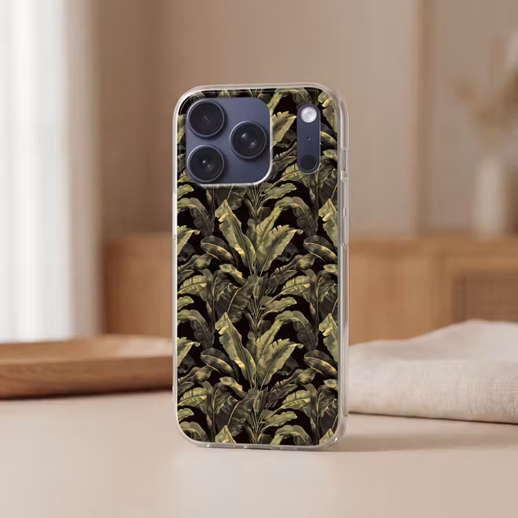Botanisch - Bladeren - Groen Telefoonhoesje iPhone 17 Pro klein 878 -sfeer2