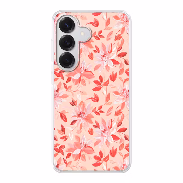 Botanisch - Bloemen - Rood Telefoonhoesje Samsung Galaxy S26 klein 975 -3d