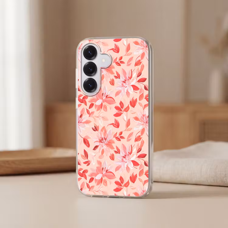 Botanisch - Bloemen - Rood Telefoonhoesje Samsung Galaxy S26 klein 975 -sfeer2