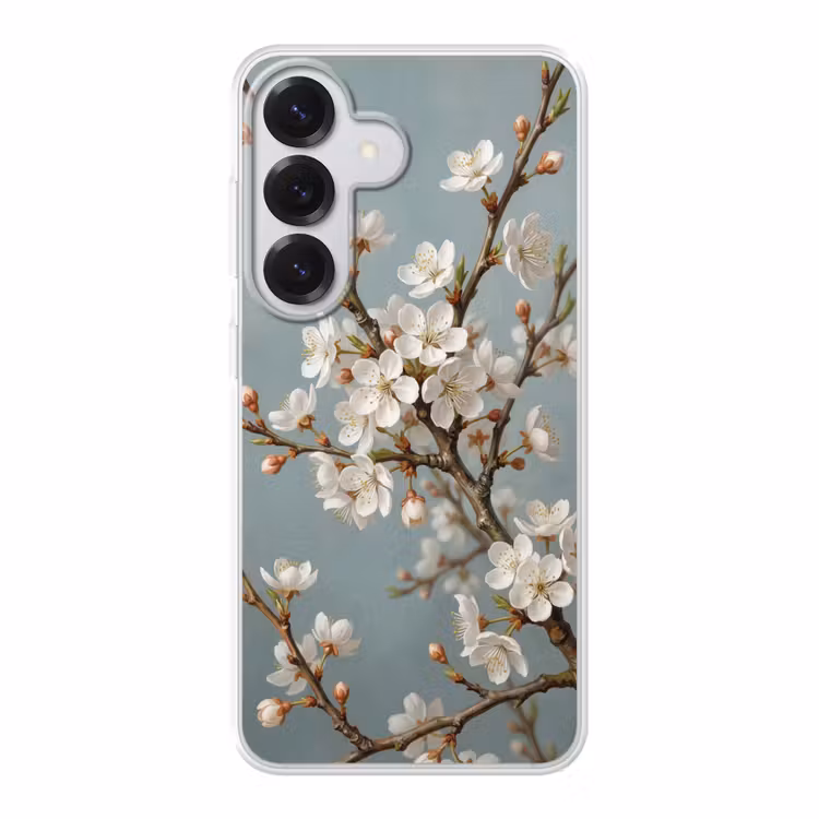 Botanisch - Stilleven - Blauw Telefoonhoesje Samsung Galaxy S26 klein -3d