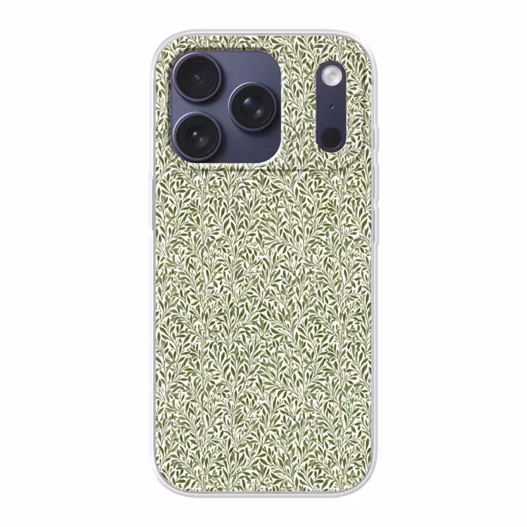 Botanisch - Takken - Groen Telefoonhoesje iPhone 17 Pro klein 878 -3d