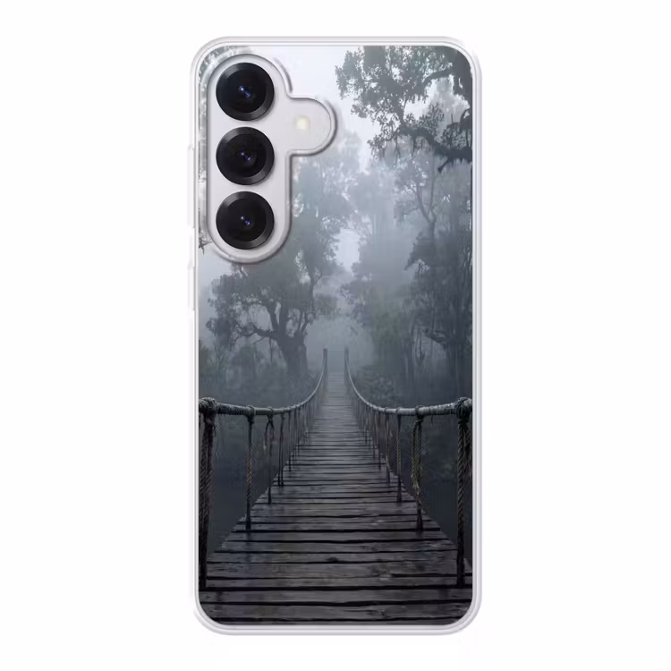 Brug - Jungle - Mist - Natuur Telefoonhoesje Samsung Galaxy S26 klein -3d