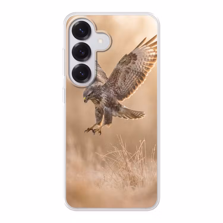 Buizerd - Roofvogel - Natuur - Bruin Telefoonhoesje Samsung Galaxy S26 klein -3d