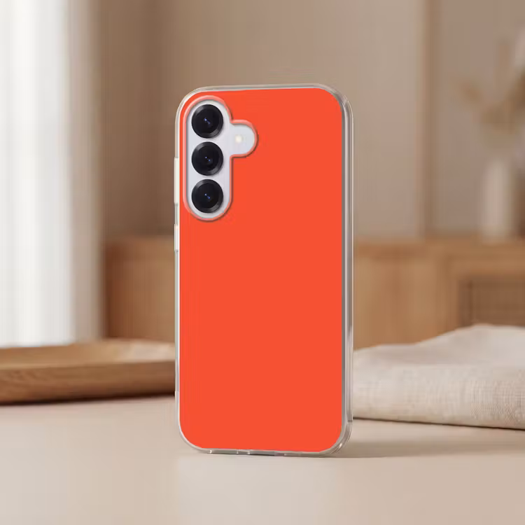Burnt - Coral - Oranje Telefoonhoesje Samsung Galaxy S26 klein 975 -sfeer2