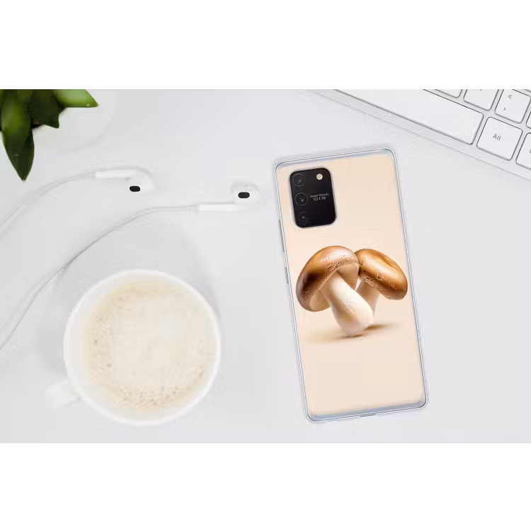 Champignons - Zacht - Beige Telefoonhoesje Samsung Galaxy S10 Lite klein -oordopS10Lite