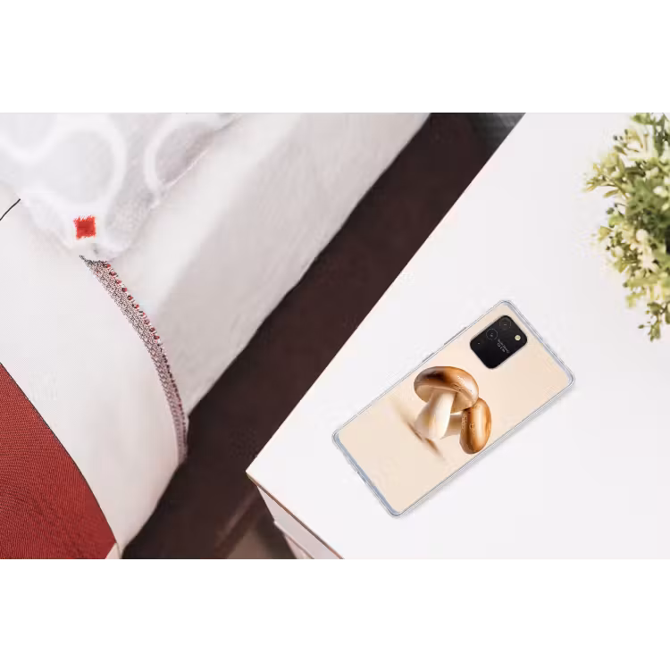 Champignons - Zacht - Beige Telefoonhoesje Samsung Galaxy S10 Lite klein -kamerS10Lite